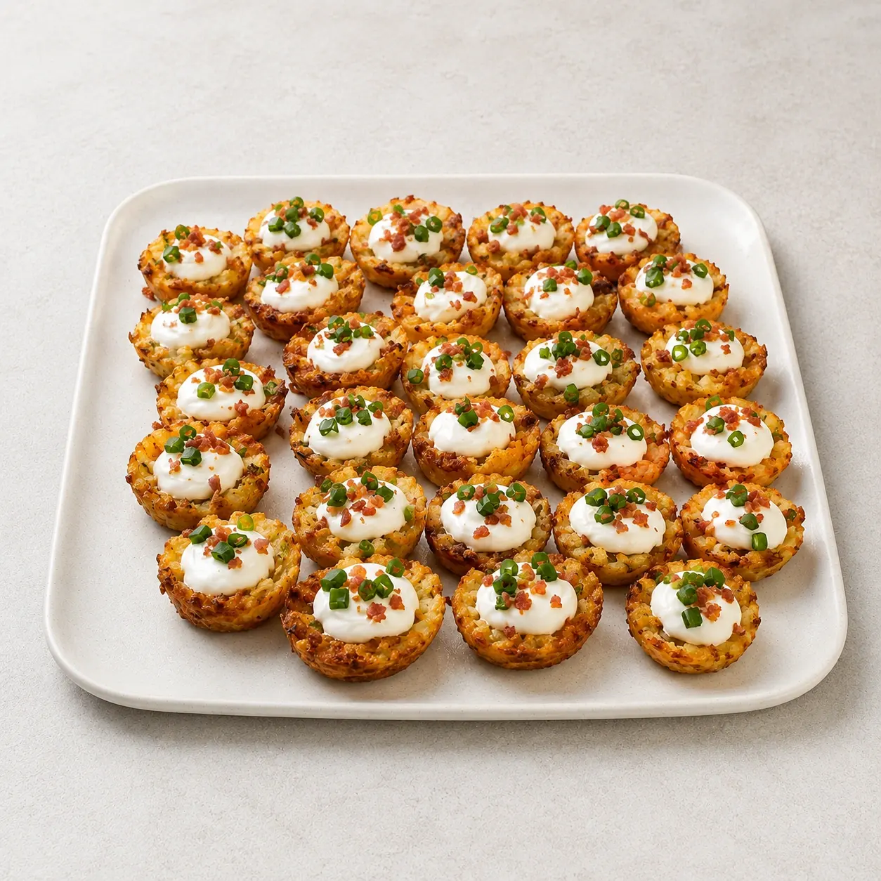 Menu photo of loaded potato bites after editing